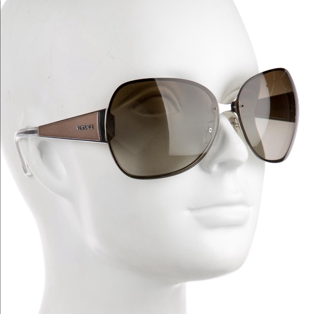 V E R S A C E Oversized Gradient Sunglasses